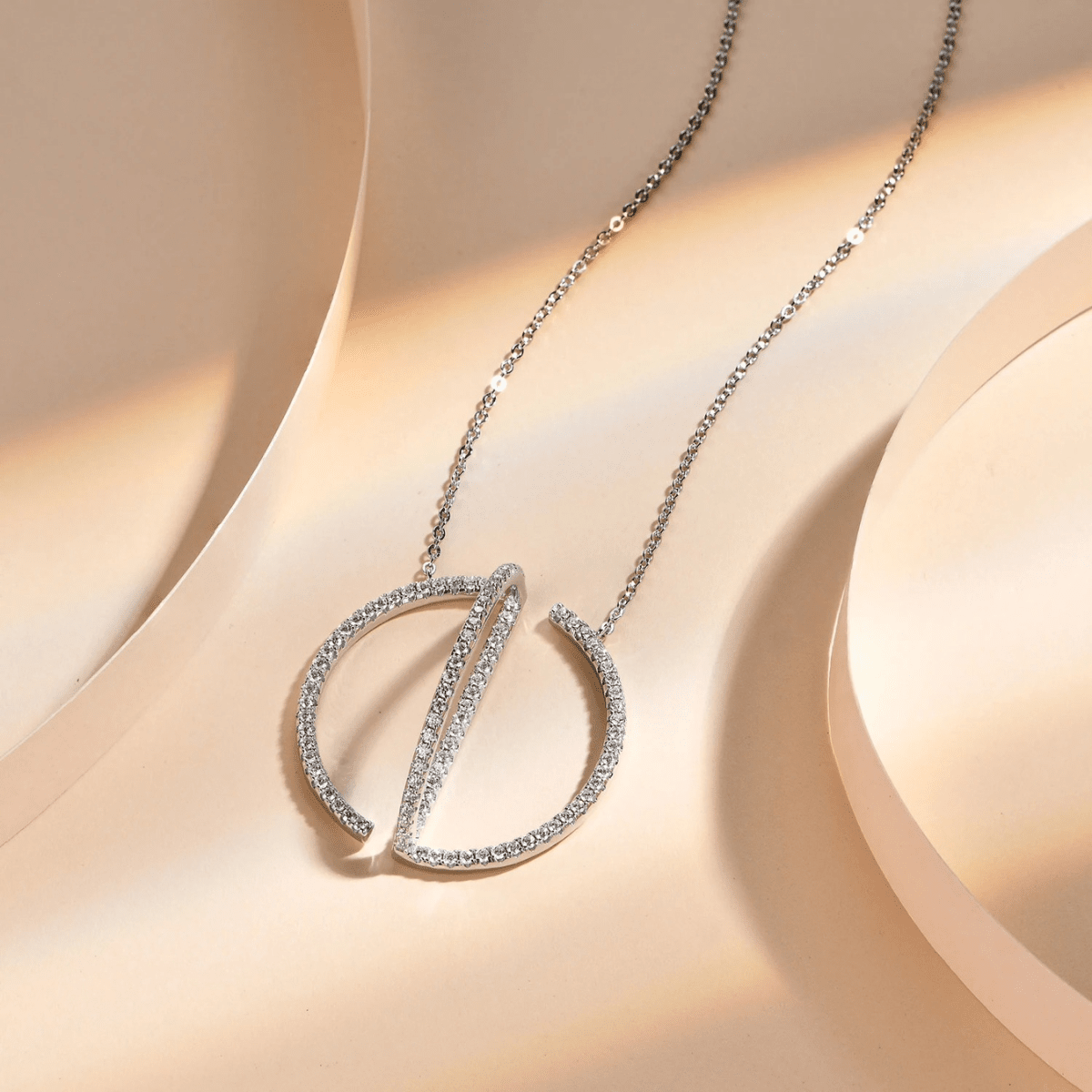 Celestial Silver Charm Necklace