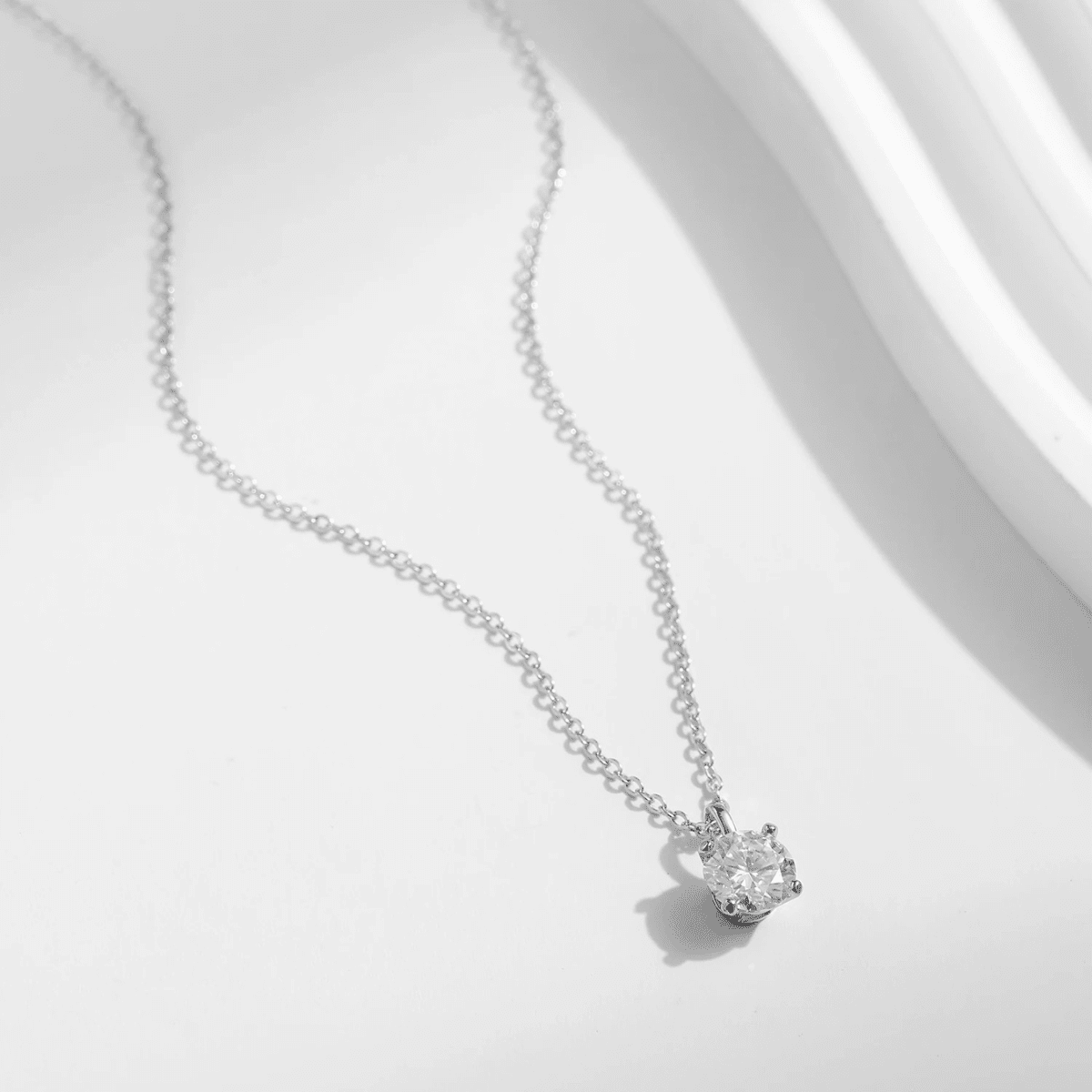 Elegant Moissanite Sparkle Pendant