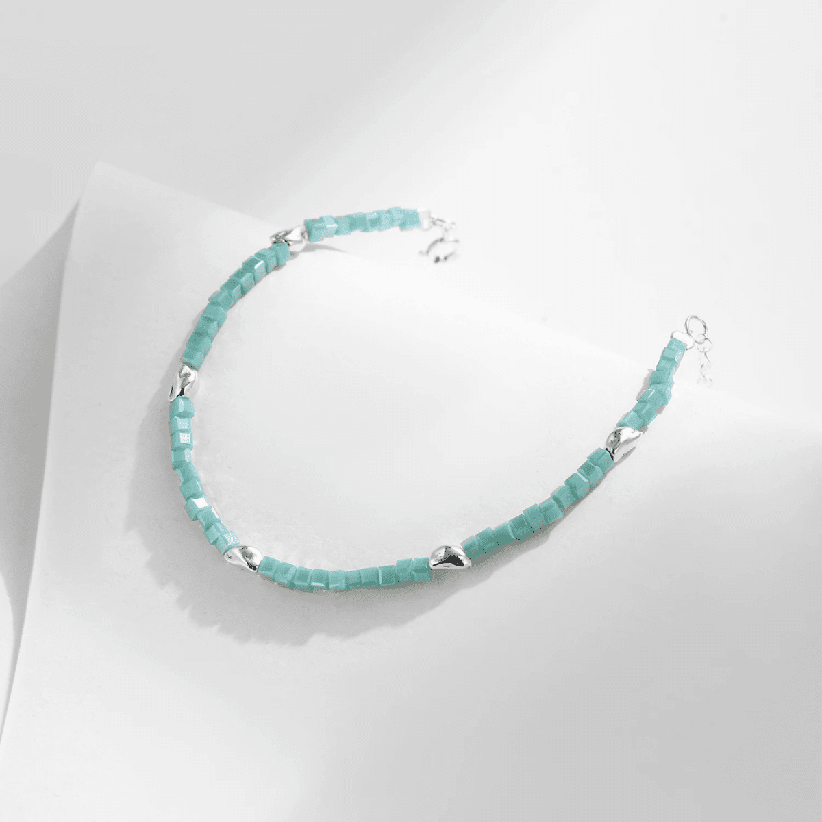 Emerald Elegance Adjustable Bracelet
