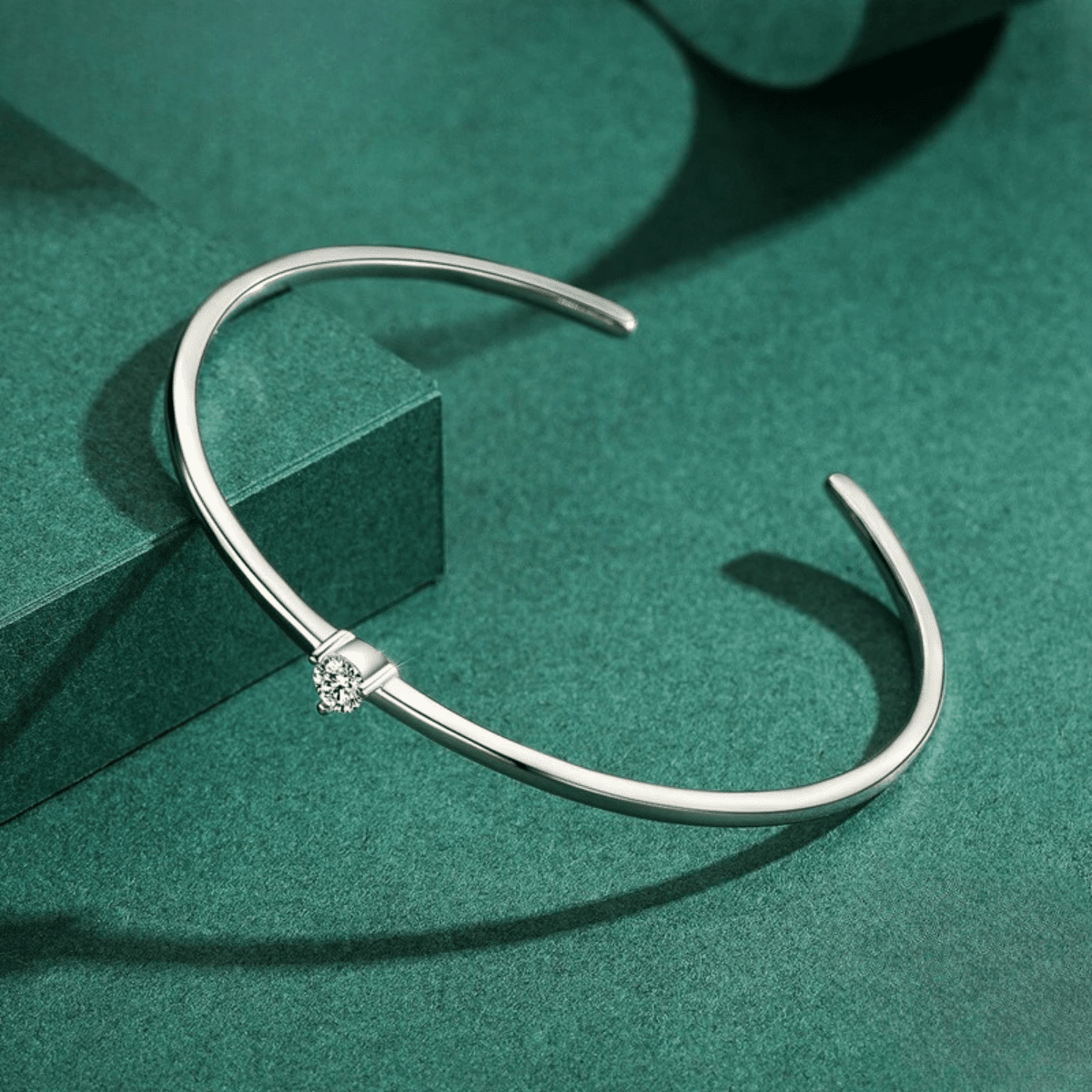 Halo Sparkle Silver Bracelet