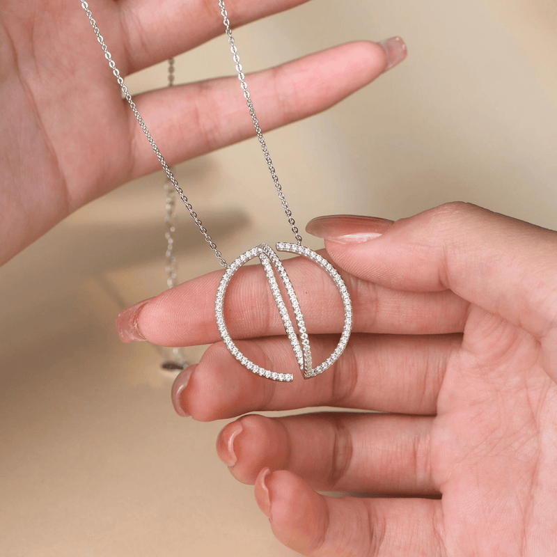 Celestial Silver Charm Necklace 