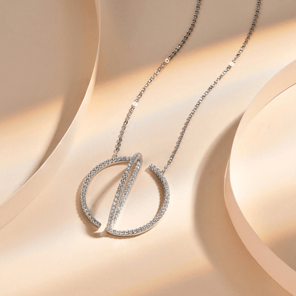 Celestial Silver Charm Necklace 