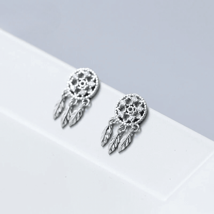 DreamCatcher Silver Elegance Earrings 