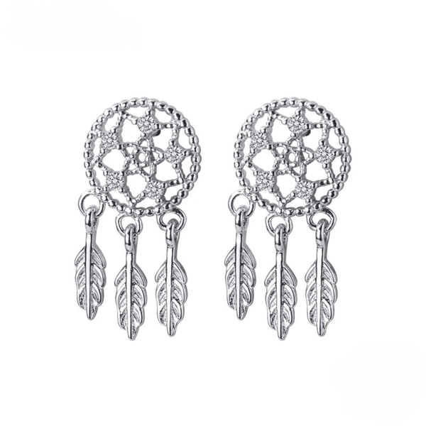 DreamCatcher Silver Elegance Earrings 