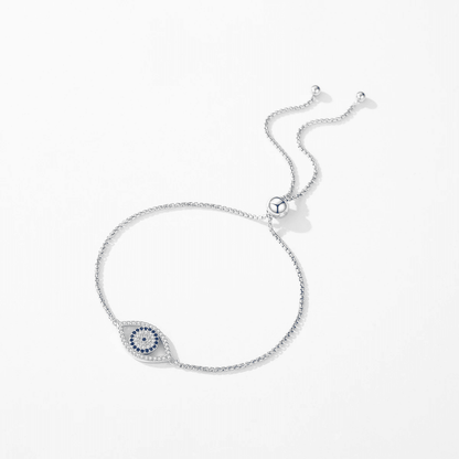 Elegant Eye Zirconia Charm Bracelet 