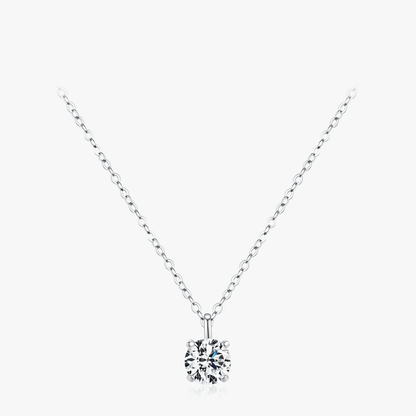Elegant Moissanite Sparkle Pendant 