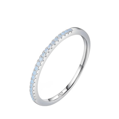 Elegant Sparkle Solitaire Ring Rin04 