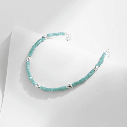 Emerald Elegance Adjustable Bracelet 