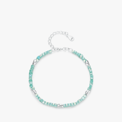 Emerald Elegance Adjustable Bracelet 
