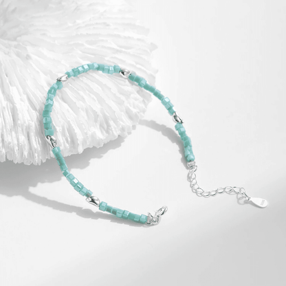 Emerald Elegance Adjustable Bracelet 