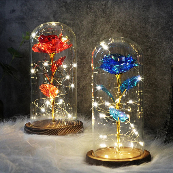 Galaxy Enchanted Rose Light Dome 