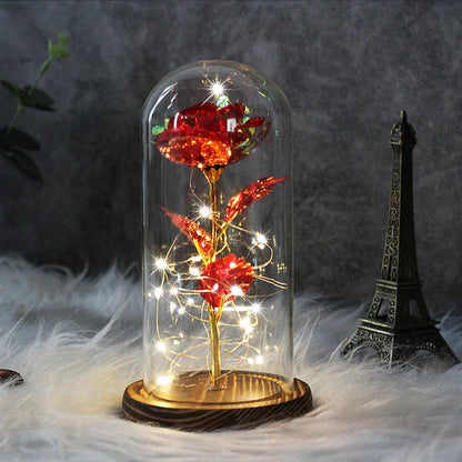 Galaxy Enchanted Rose Light Dome 