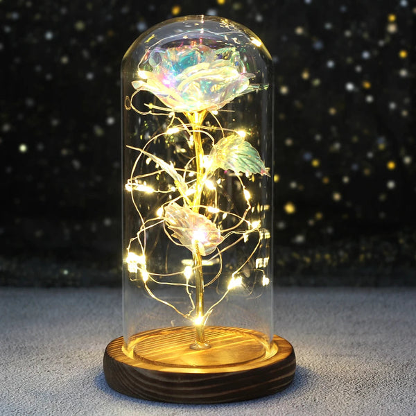 Galaxy Enchanted Rose Light Dome 