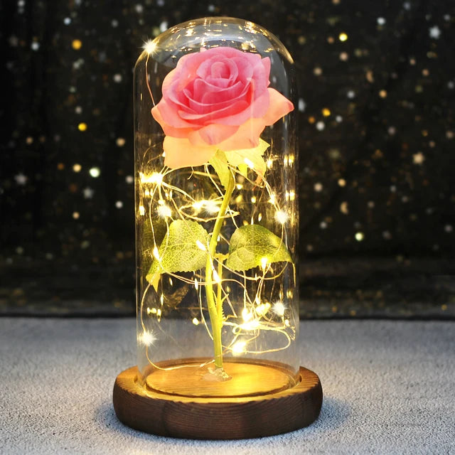 Galaxy Enchanted Rose Light Dome 