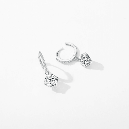 Halo Sparkle Hoop Earrings 