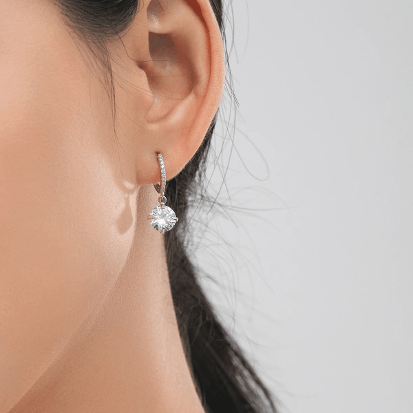 Halo Sparkle Hoop Earrings 