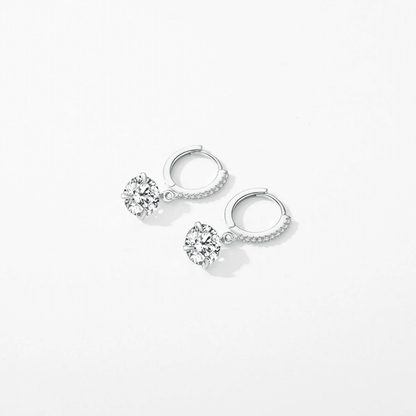Halo Sparkle Hoop Earrings 