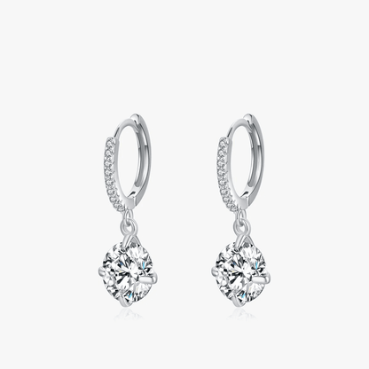 Halo Sparkle Hoop Earrings 