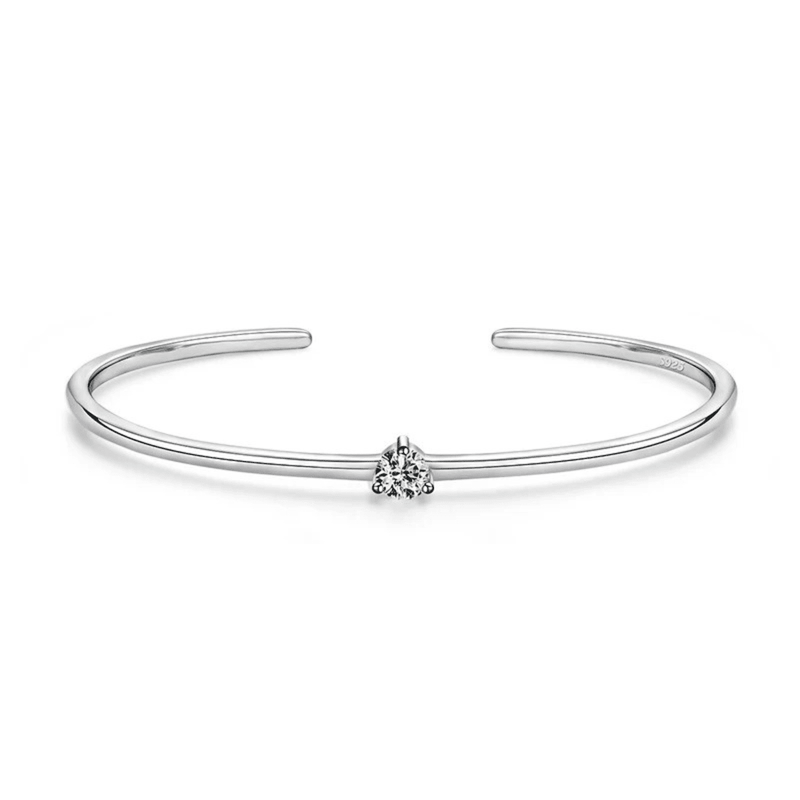 Halo Sparkle Silver Bracelet 