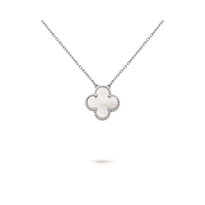 Lucky Clover Silver Charm 