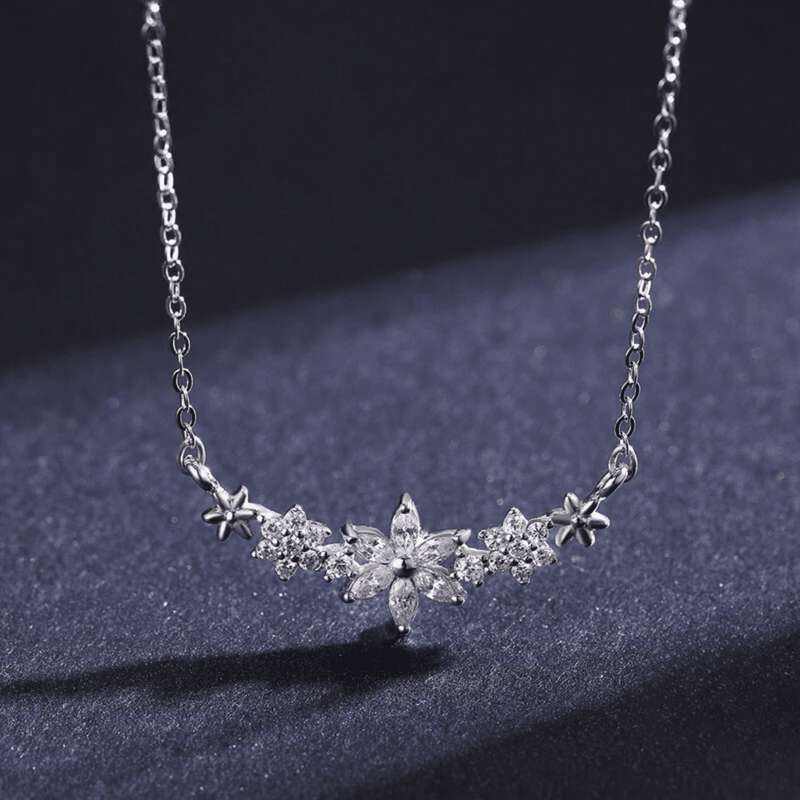 Luminous Halo Floral Pendant 