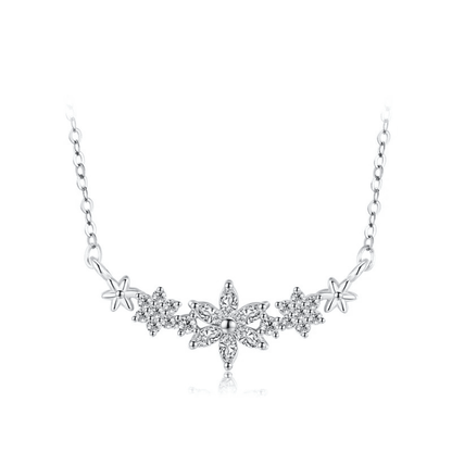 Luminous Halo Floral Pendant 