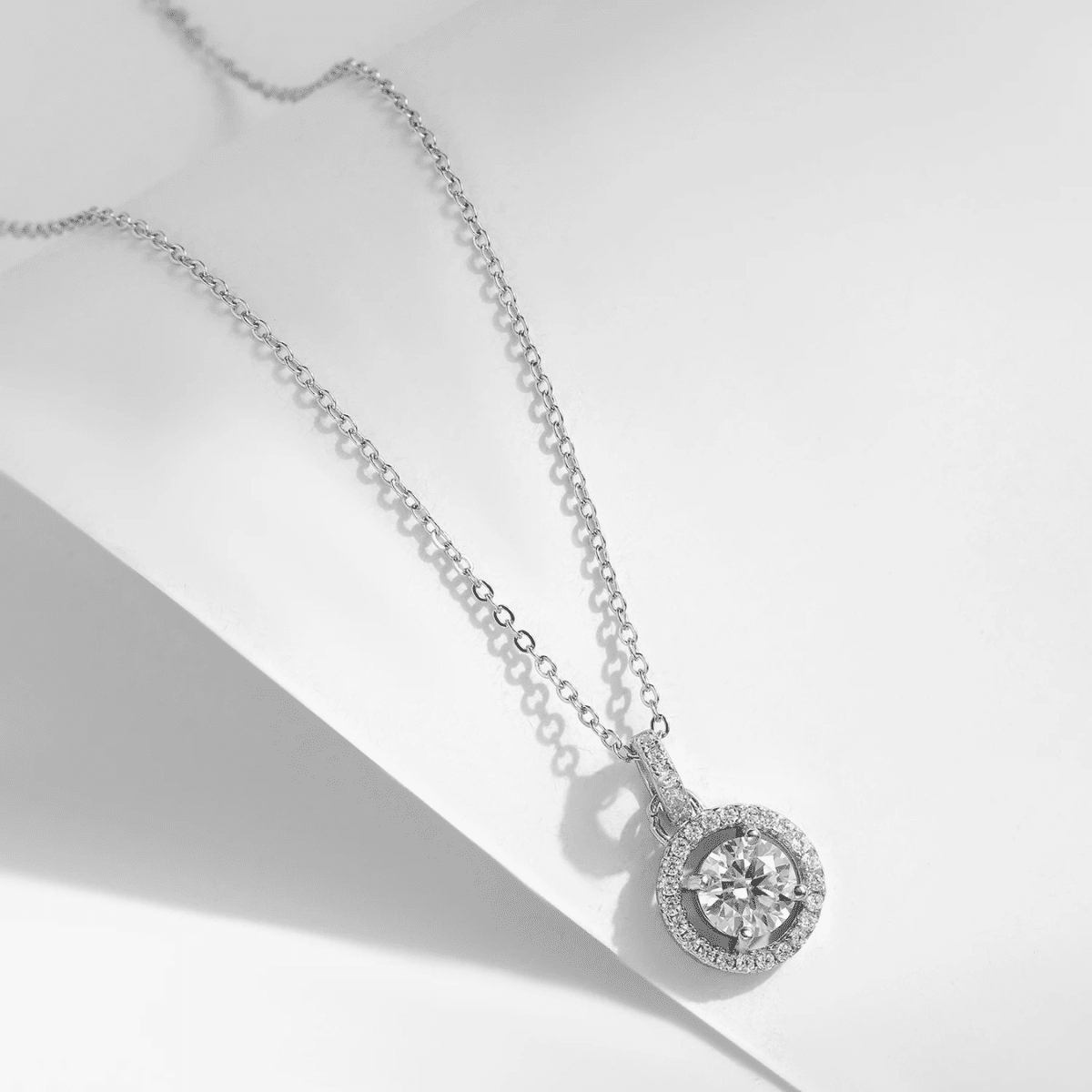 Moissanite Brilliance Pendant Necklace 