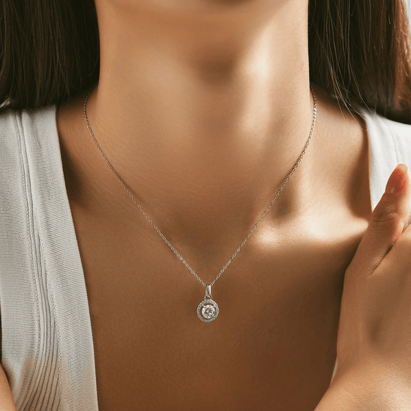 Moissanite Brilliance Pendant Necklace 