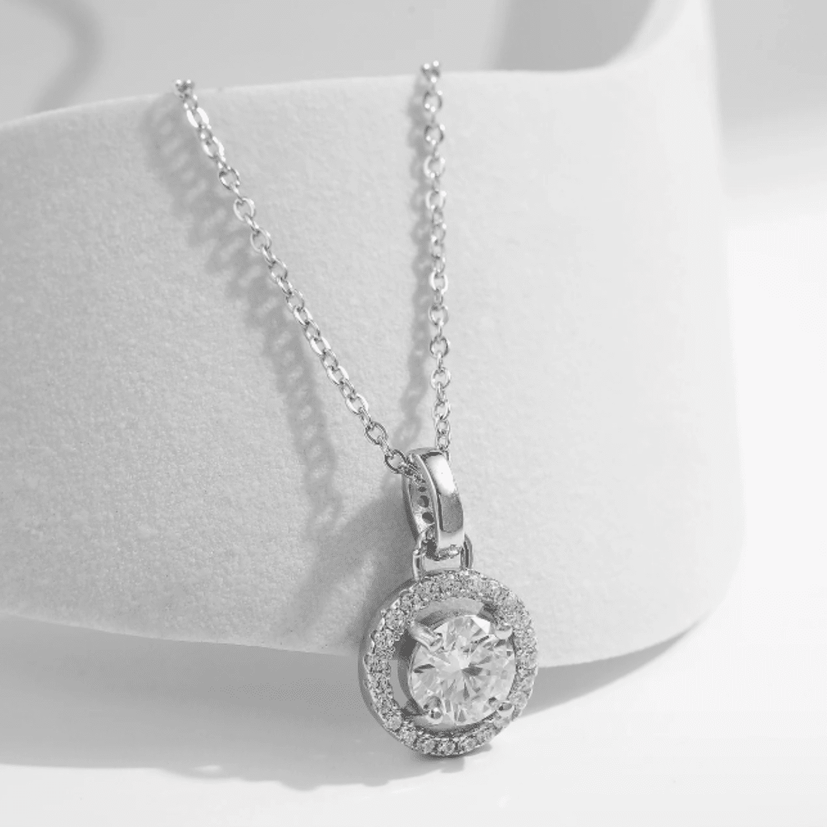 Moissanite Brilliance Pendant Necklace 