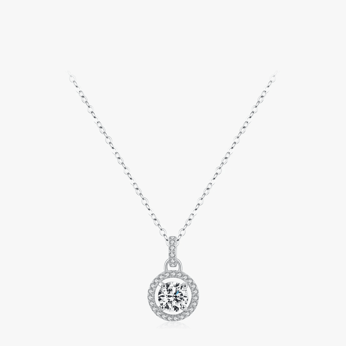 Moissanite Brilliance Pendant Necklace 