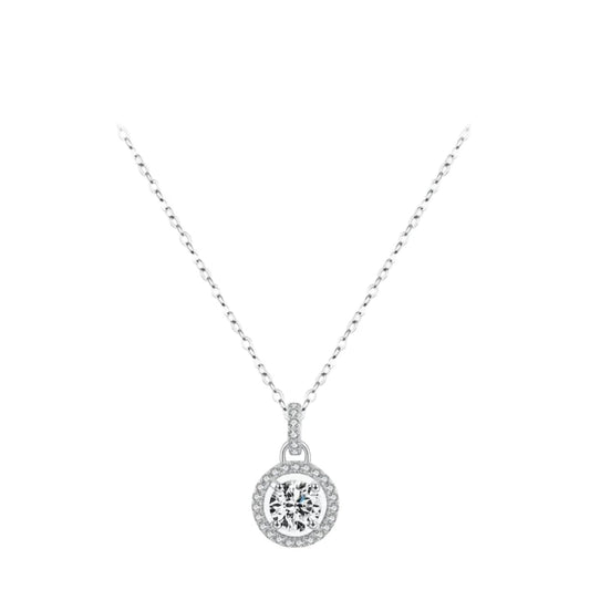 Moissanite Necklace - Moissanite Brilliance Pendant Necklace Nec06 