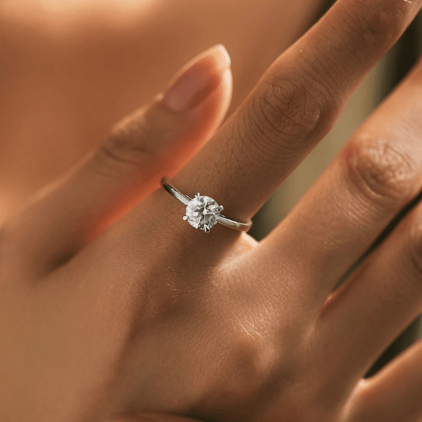 Moissanite Solitaire Dream Ring 