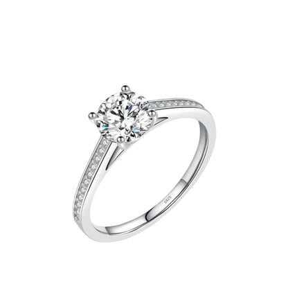 Moissanite Splendor Solitaire Ring Rin12 