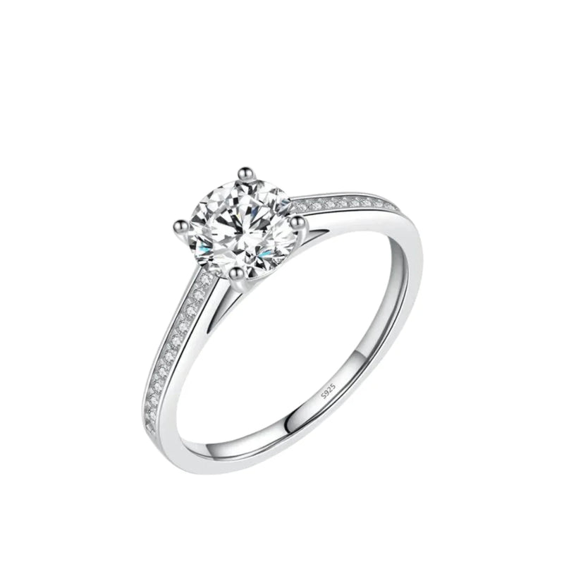 Moissanite Splendor Solitaire Ring Rin12 