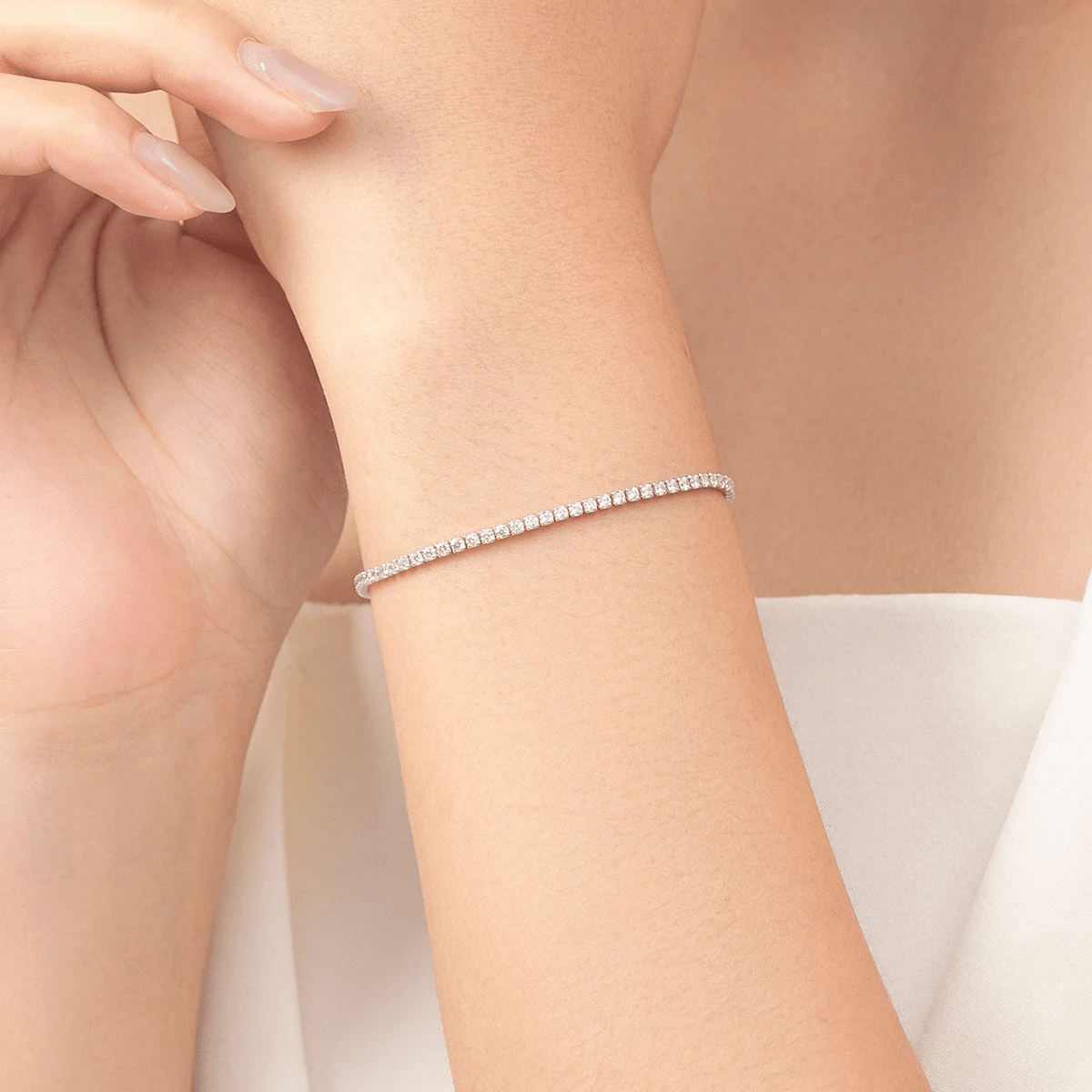 Riviera Radiance Silver Bracelet 