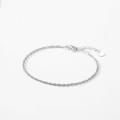 Silver Elegance Adjustable Bracelet 