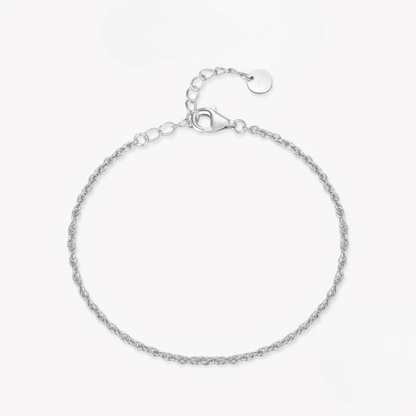 Silver Elegance Adjustable Bracelet 