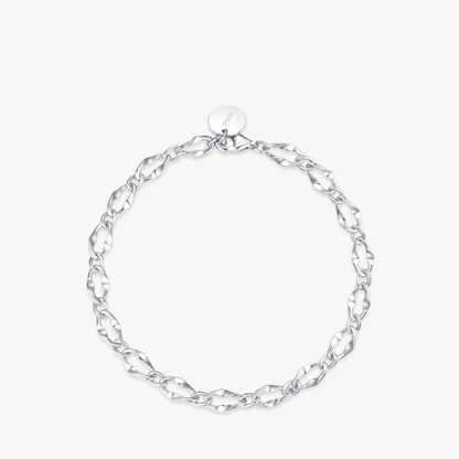 Silver Waves Elegance Bracelet 