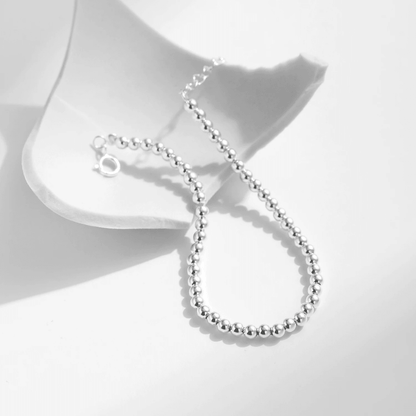 SilverLuxe Bead Chain Bracelet 