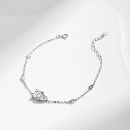 Sparkle Heart Halo Bracelet 