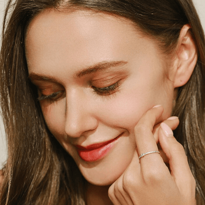 Square Halo Shine Ring 