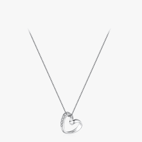 Wavy Heart Elegance Necklace 